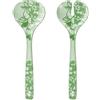 Guzzini - Set 2 Posate Insalata in melamina Josephine, Table Decor Verde Polvere