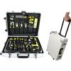 JBM Valigia portautensili completa porta 159 utensili attrezzi trolley alluminio