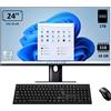 Outlet Computer PC ALL IN ONE 24 POLLICI i7 RAM 16 GB SSD 1 TB HDMI COMPUTER WI-FI WINDOWS 11