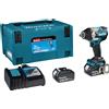 Makita Avvitatore a batteria Makita DTW701RTJ cacciavite elettrico e avvitatore impulso 1000 Giri/min Nero, Blu [DTW701RTJ]