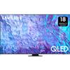 SAMSUNG SERIES 8 TV QE98Q80CATXZT QLED 4K, SMART TV 98" PROCESSORE NEURAL QUANTUM 4K, SUPERSLIM DESIGN, CARBON SILVER 2023