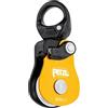 PETZL, Spin L1, Carrucola Semplice Ad Altissimo Rendimento con Girello, Giallo, Taglia Unica, Unisex-Adulti
