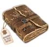 URBAN LEATHER Taccuino Pelle Diario Vintage Albero Della Vita, Journaling | 18 Cm, Chiave in Ottone, Agenda in Pelle, Grimorio Regali Per Donna e Uomo, Quaderno Personale, 160 Pagine a Bordi Irregolari