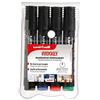Uni-Ball 159104 - Pennarello Uni Prockey, punta a cuneo, 1,2-1,8 mm, set da 4