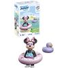 PLAYMOBIL Junior & Disney 71706 Minnie con salvagente, Include salvagente e Anatra, Giocattolo sostenibile Realizzato in plastica a Base vegetale, Giocattolo per Bambini dai 12 Mesi in su
