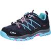 CMP Kids Rigel Low Trekking Shoes Wp, Scarpe da trekking Unisex - Bambini e ragazzi, Lake Gloss, 35 EU
