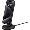 Belkin SUPPORTO PER RICARICA WIRELESS QI2 CONVERTIBILE 15W SENZA ALIMENTATORE - NERO WIA008BTBK