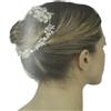 LABOR Fermaglio con strass con brillantini e perle a forma di fiore
