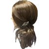 LABOR Fermaglio a foglia con strass