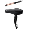 RETRO' FERRO CURL WAVE STYLER I(14X19MM) RETRO'COIFFEUR PIU' PHON MOVE AIR 9000 BLACK
