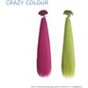 EUROSOCAP CIOCCHE CHERATINA CRAZY COLOUR CAPELLI VERI EUROSOCAP 40/45 CM(CONF.10 PZ)