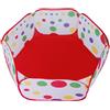 ibasenice Piscina Di Palline Per Bambini 1, Tenda Da Gioco Con Basket Pieghevole Per Interni Ed Esterni, Box Gioco Per Bambini, Divertente (Palline Non Incluse)