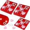 NOPKESV Pacchetto Bulk da 5 Tic Tac Toe per Adulti San Valentino per Coppie per Bambini Mini da Tavolo Giocattolo Regali per Compleanno Festa Favoriti Carnevale San Valentino