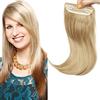 SEGO Frangia Clip Capelli Extension Frangetta Laterale Hair Bang Fringe Fascia Unica 30g Biondo Cenere