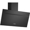 Siemens LC65KDK60 Wandesse iQ100 - Cappa aspirante a parete, larghezza 60 cm, intensità intensiva, illuminazione a LED, touchControl, filtro grasso metallico, nero