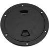 Briny River 1PC Bianco 5 Pollici Barca Ispezione Boccaporto Coperchio Tondo Ponte Boccaporto Tappo con Piastra di Copertura Staccabile Fori Preforati per Barca Marina Yacht RV