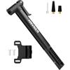 HNVNER Pompa per Bicicletta,Mini Pompa Bici Adatta per Schrader e Presta Valvola,Pompetta Bici Portatile con Ago Gonfiaggio per bici da corsa/mtb/bicicletta elettrica