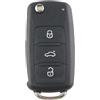 onetop1 3 Pulsanti Flip Remote Car Key Shell Chiave A Guscio Auto Ricambio Chiavi Telecomando Per Vw Jetta Golf Passat Beetle Per Skoda Seat Utilizzato Per 202AD 202H 202Q 202AM 202AJ