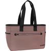 COMIX Campus - Shopper Porta PC, Tasca Imbottita per PC o Tablet 14'', Interno Organizzato, Tasca Frontale con Zip, 2 Tasche Laterali Aperte, Ideale per Lavoro e Tempo Libero, 38 x 26h x 13,5 cm, Rosa
