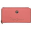 Pepe Jeans Corin Portafoglio con Porta carte di credito Rosa 19,5 x 10 x 2 cm Poliestere e PU by Joumma Bags, Rosa, Taglia unica, Portafoglio con porta carte di credito