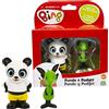 Giochi Preziosi - Bing Set 2 Mini Personaggi, Pando e Padget dai Colori Luminosi e Dalle Giuste Dimensioni per le Mani dei più Piccoli, per Bambinia Partire dai 18 Mesi