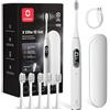 Oclean Spazzolino elettrico Oclean X Elite 10 Set, Spazzolatura personalizzata AI, Touchscreen con tracciamento a 12 aree, 40° Oscillazione, 5 Modalità, Timer, 40 Giorni, Previsioni meteo, IPX7, Grigio