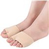TopHomer 1 pz Beige Palla di Piede Gel Pads Cuscini avampiede Metatarso Pelle dura per alluce piede Morton Neuroma Blisters Callo Supporta Metatarsalgia Sollievo dal dolore - L
