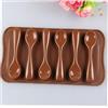 dutis Cucchiaio del Silicone di Figura della Torta di Cioccolato della Muffa Caramella di Zucchero Che Decora La Muffa di Cottura per La Cucina 1pc
