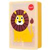 3 Sprouts Lunch Box Silicone - Contenitore per Alimenti in Silicone - Contenitori Silicone Porta Pranzo - Pratico per Scuola - Senza BPA - Contenitore per Snack per Bambini, Bento Box - Leone