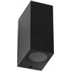 Applique Rettangolare Bidirezionale IP65 - GU10 Nero