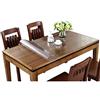 Ever Fairy Tovaglia protettiva in plastica trasparente per tavolo da pranzo e cucina, tappetino per sedia con bordo per pavimenti duri, ecologica, spessore: 2 mm, Vinile plastica PVC, Trasparente, 100x240cm