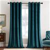 MIULEE Tende Velluto Blu Pavone per Interni Tenda Moderne, Eleganti Tenda per Camera da Letto Salotto e Soggiorno, 2 Pezzi Tende Oscuranti Termiche per Interni Velluto con Occhielli L 140 x A 280 CM