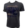 Aeronautica Militare t-Shirt TS2405 da Uomo, Maglia, Maglietta, Felpa, Tornado (IT, Testo, XL, Regular, Regular, 08184 Blu Navy)