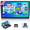 podofo 【2+64G】10.1'' Autoradio 2 Din Per FIAT 500L 2012-2017 Con Carplay Android Auto senza fili Mirror link,Car Radio Con Schermo HiFi Bluetooth RDS/FM+AHD Back up Camera+CANBUS