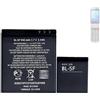 HIGHAKKU Batteria di ricambio BL-5F compatibile con BRONDI Amico Mio 3G / Amico Big 3G Cellulare Smartphone Telefono