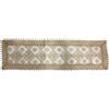 HOME ZEN HOUSEHOLD LINEN TOVAGLIA COPRITAVOLO CENTROTAVOLA RUNNER PIZZO MACRAME' LUSSO (STRISCIA 40X140 CM, DISEGNO LOGGIA COLORE BEIGE)