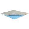 MUUN - Topper Singolo 80x190, Alto 5 cm, in Memory Foam 9 Zone Massaggianti, Coprimaterasso Ipoallergenico, Morbido e Traspirante, Sfoderabile e Lavabile con Aloe Vera, 4 Elastici per Fissaggio Facile
