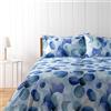 Bassetti, Parure Copripiumone Singolo, Collezione Stray Dot, 100% Cotone, Celeste a Pois