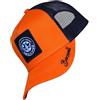 Bexxwell Berretto trucker con logo (arancione/nero)