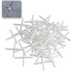DRAAK Piastrelle distanziali 1,5 mm x 200 grandi e piccole piastrelle stuccatura & uguale spaziatura …