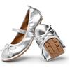 DREAM PAIRS Scarpe Basse Ballerina per Bambine Eleganti Comode Leggere Mary Jane per Bambine,Size 36,Nero,KKUMFA2502
