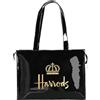 Lexixi Scottish Westie Holding Harrods Borse a tracolla in PVC (grande, nero), nero, L, Nero, Large,Borsa shopping impermeabile in PVC, borsa da donna, borsa a mano, borsa a tracolla