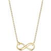 Elli Collana con Pendente Simbolo dell'Infinito da Donna Oro Giallo 9K, 40 cm