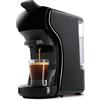 DCG ES6517 - Macchina da caffè, multi-capsula 5 in 1, macchina caffè espresso, compatibile con cialde DG/Nes/ESE/caffè macinato, arresto automatico, caffè caldo e freddo, bianca