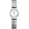 Oidea Orologio da polso da donna con cinturino elastico, cinturino in acciaio inox, analogico, al quarzo, con quadrante grande, cinturino in acciaio inox, cinturino in acciaio inox, Cinturino