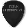 JIM DUNLOP | PF599RBK Peter Frampton Plettri Vintage Jazz Teardrop Black | Refill Bag 24 Pz | Grip Antiscivolo | Suono Definito | Forma Teardrop