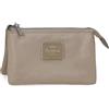 Pepe Jeans Christine Beauty case Tre scomparti Beige 17,5x9,5x2 cm Poliestere con dettagli in pelle sintetica by Joumma Bags, Beige, Taglia unica, Trousse a tre scomparti
