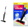 Vileda Steam Mop Steam Plus XXL & XXL 2 Panni Ricambio Bianchi, piastra larga 40 cm, Tessuto in microfibra progettato