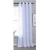 Gardinenbox Tenda semitrasparente con occhielli, 245 x 145 cm, colore bianco, motivo a catena, traslucido, struttura elegante 202450
