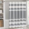 Madison Park Tenda da doccia, grigio, 108 x 72 cm